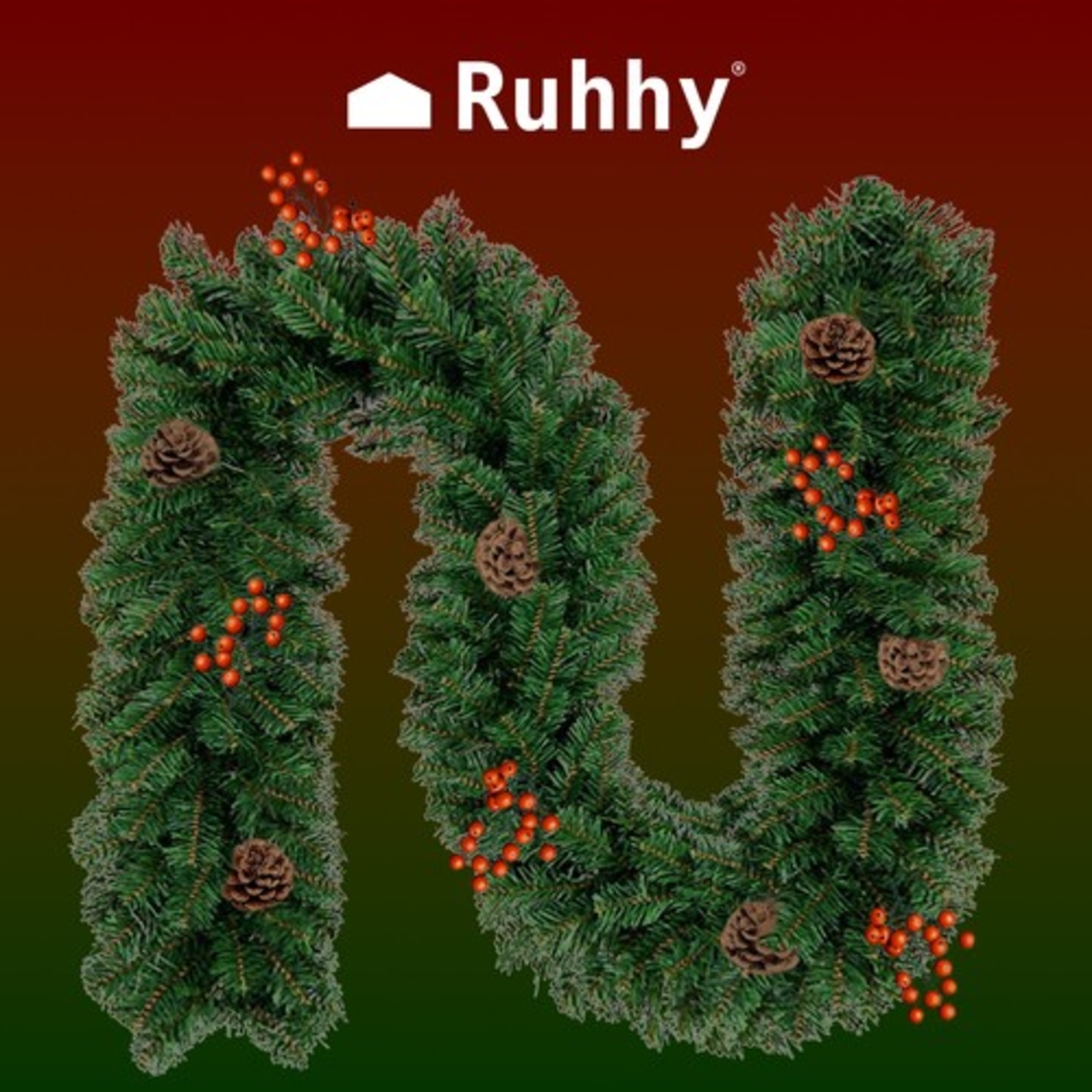 Гирлянд за елха 1м Ruhhy 22327