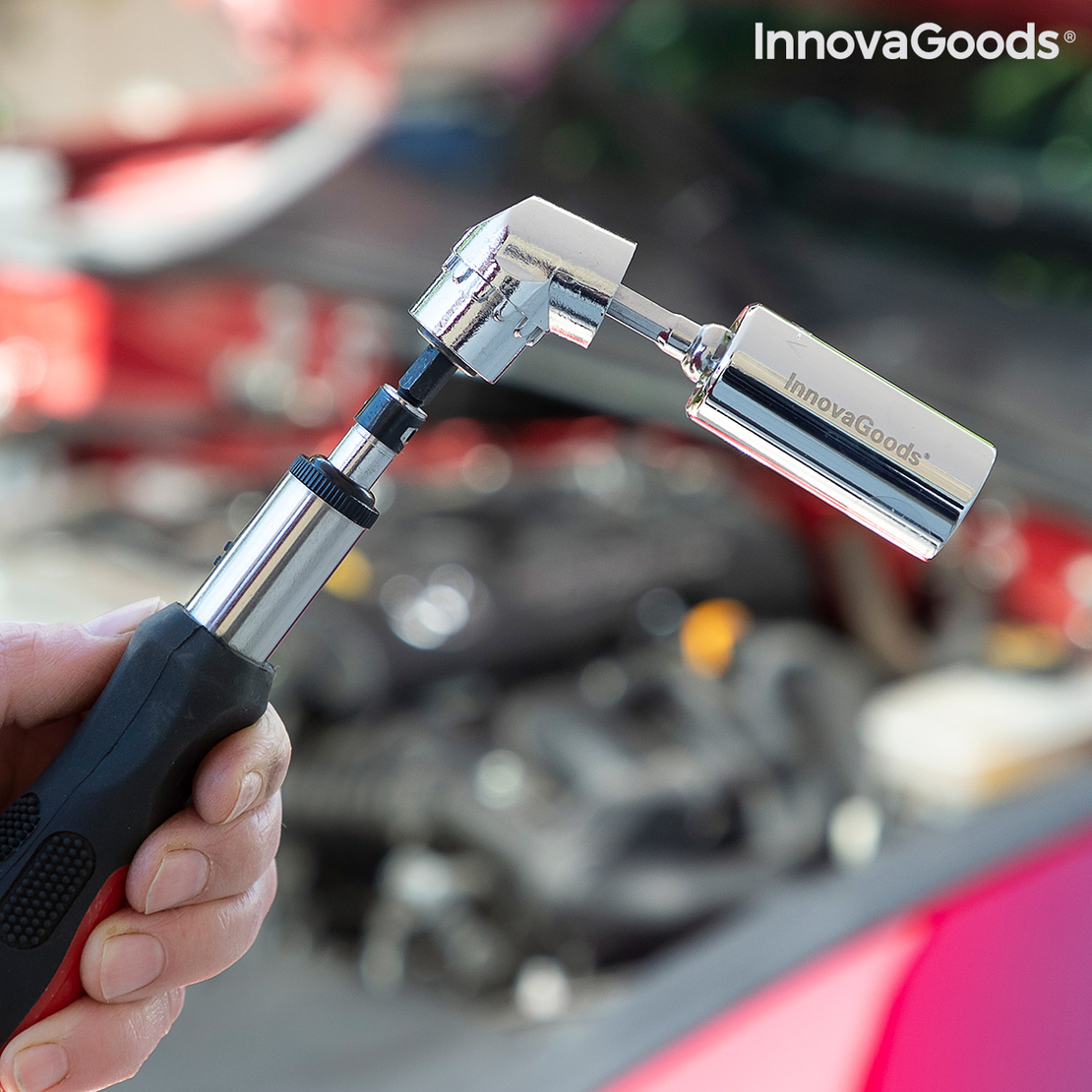 Универсален Гаечен Ключ с Аксесоари Uniscrew InnovaGoods