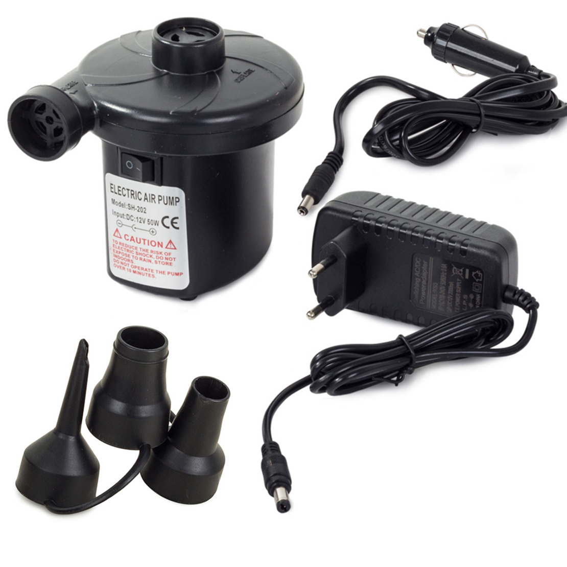 Електрическа помпа за надуваем матрак 230v / 12v