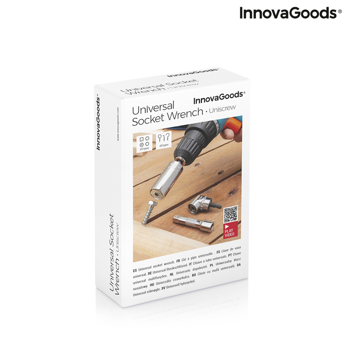 Универсален Гаечен Ключ с Аксесоари Uniscrew InnovaGoods