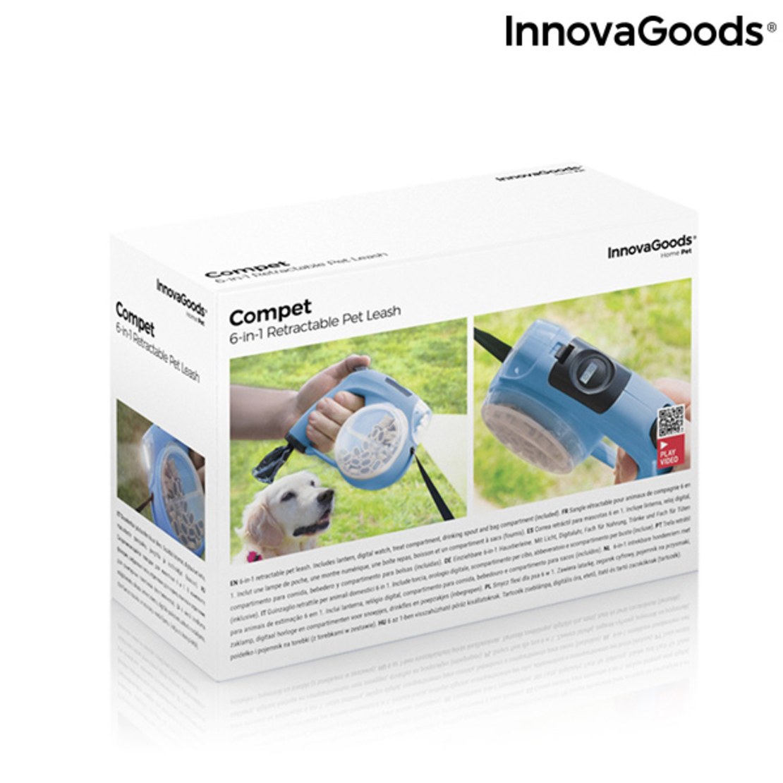 Прибираща се Kаишка за Kучета 6 в 1 Compet InnovaGoods