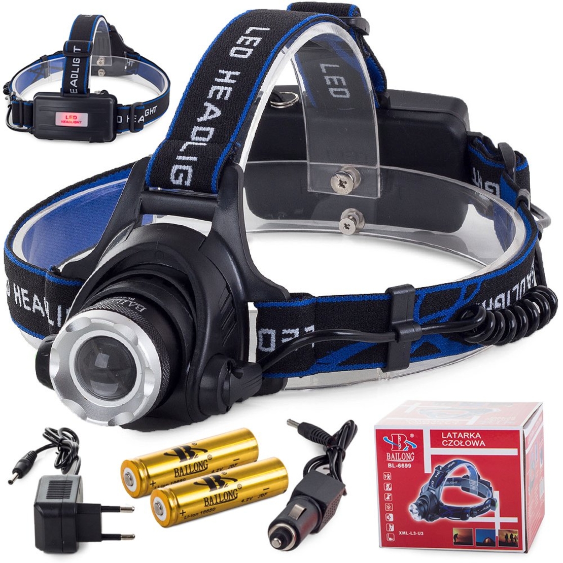 Челна лампа Bailong zoom led cree xm-l3-u3 6699