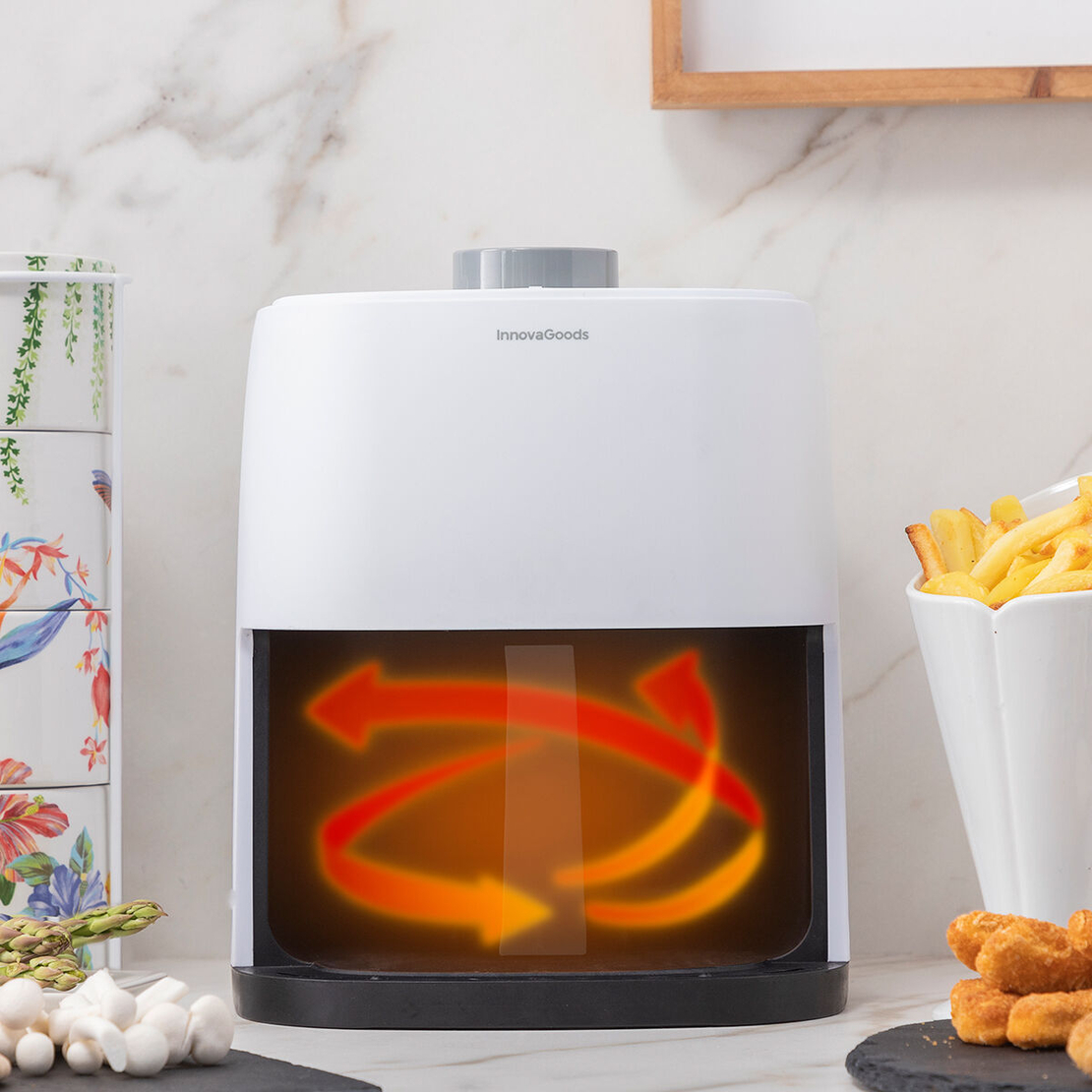 Фритюрник без Мазнина InnovaGoods Fryinn Lite 2000 Бял 1200 W 2 L