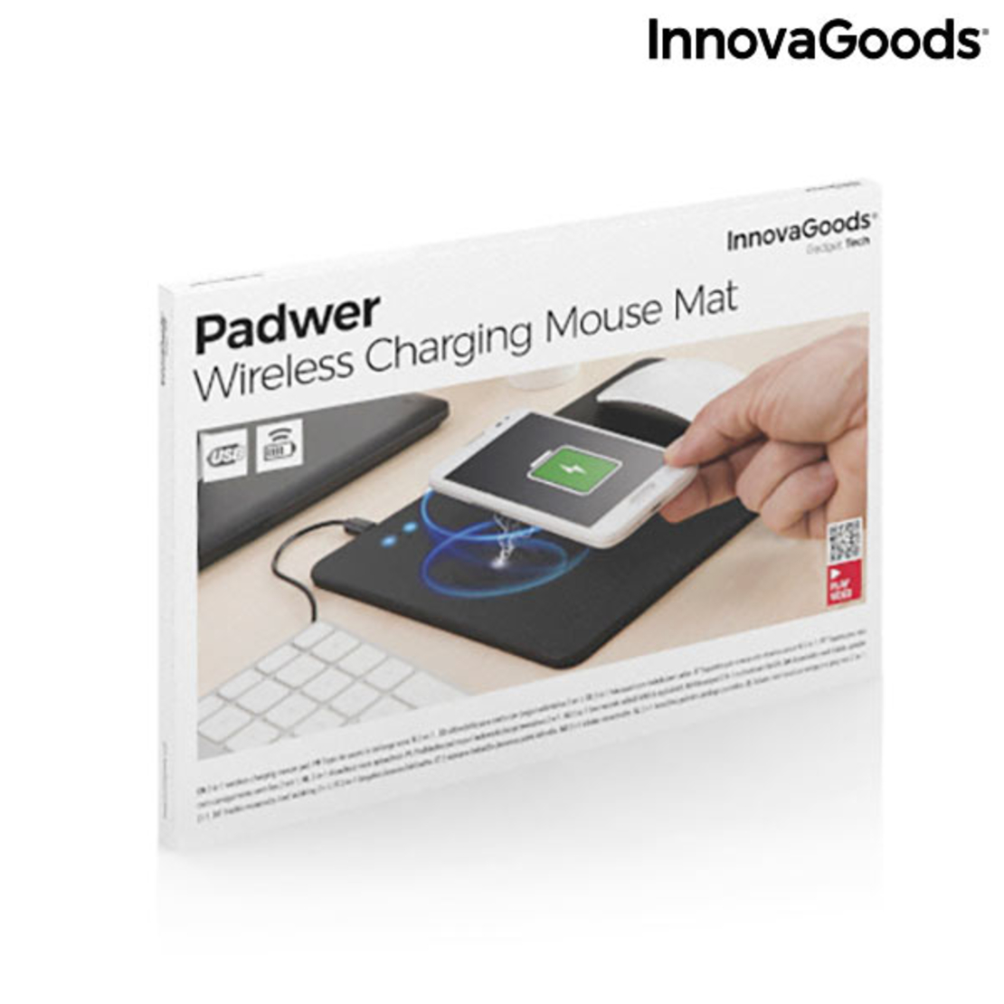 Подложка за Мишка 2 в 1 с Безжично Зареждане Padwer InnovaGoods