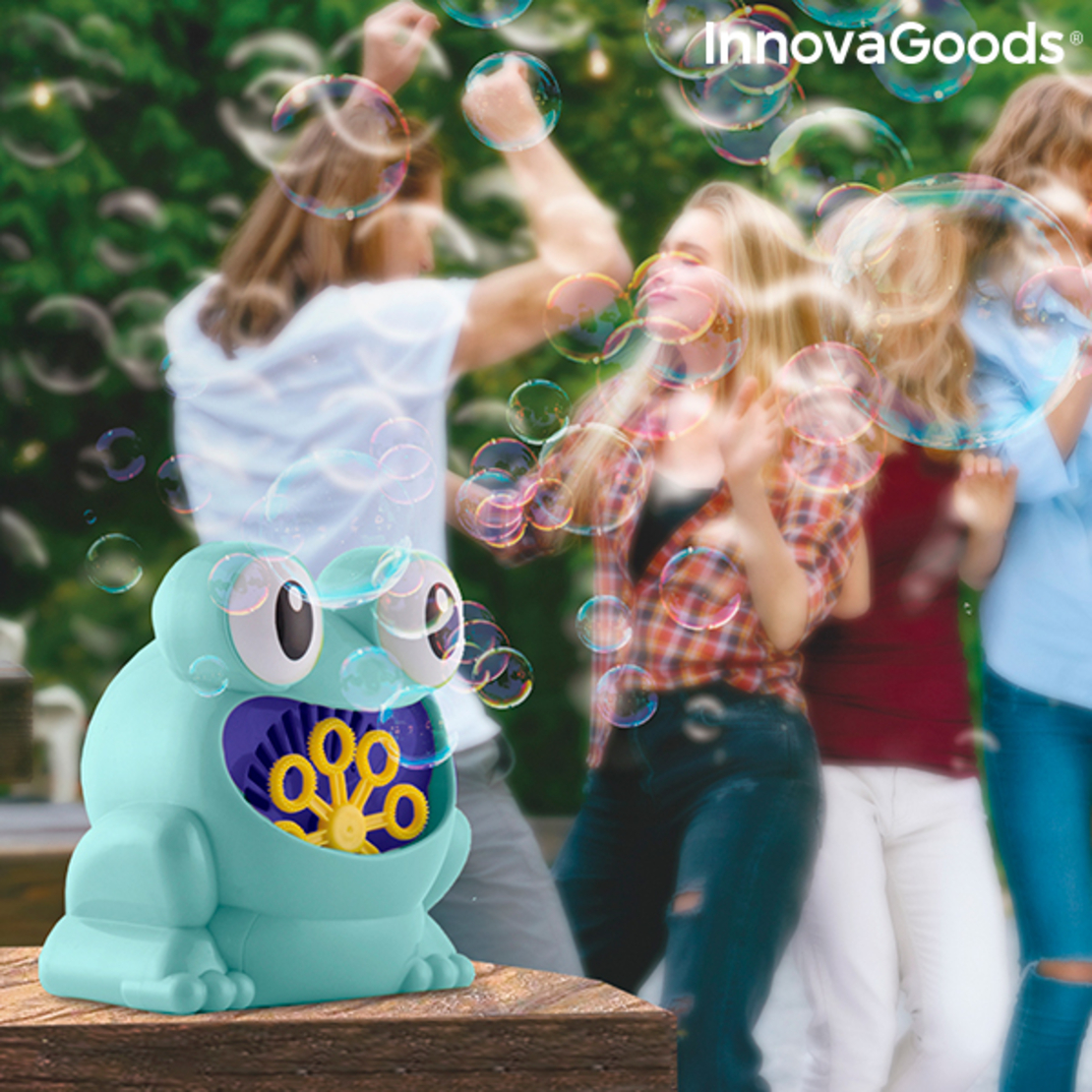 Автоматична Машина за Сапунени Балони Froggly InnovaGoods