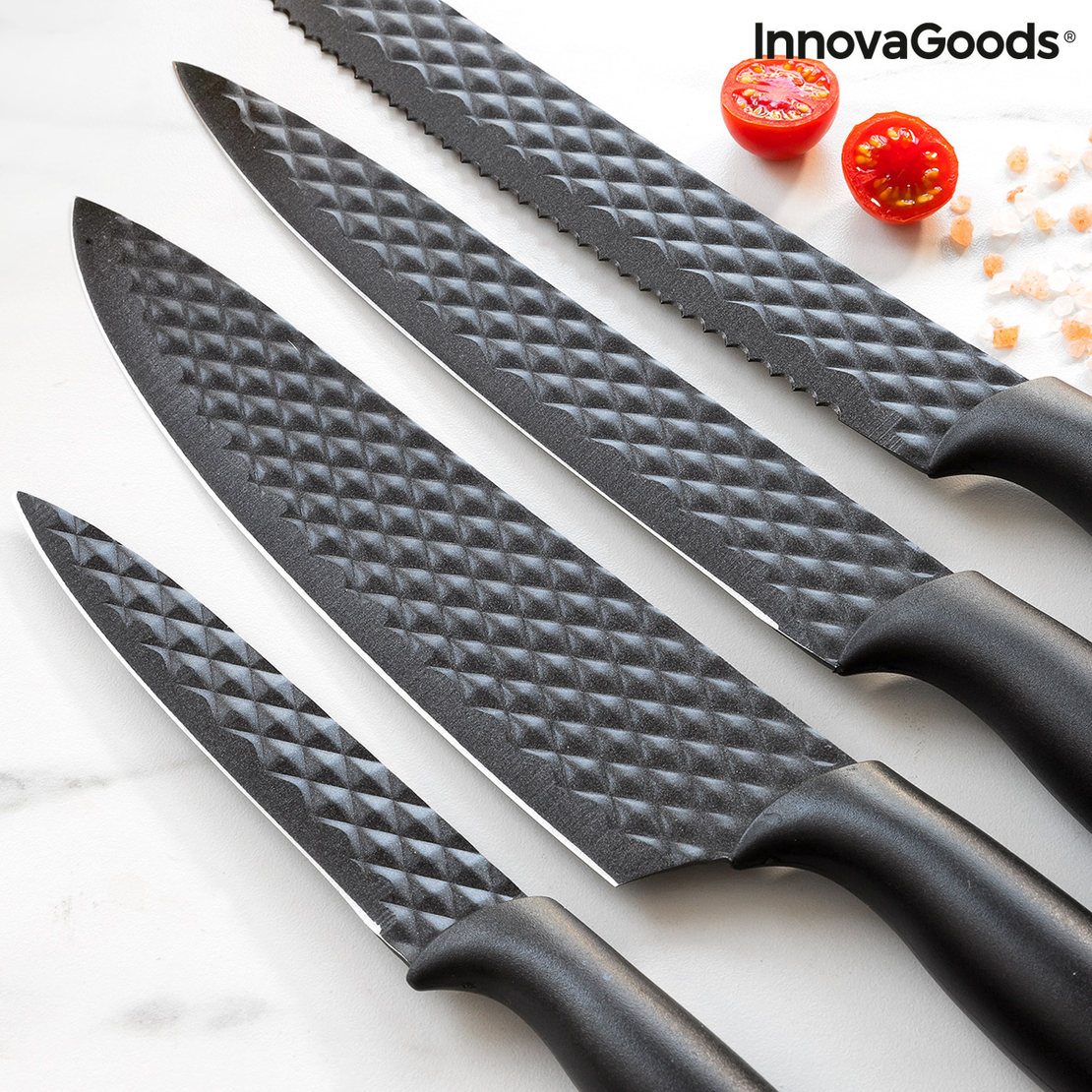 Комплект Диамантени Ножове Shard InnovaGoods 6 Части