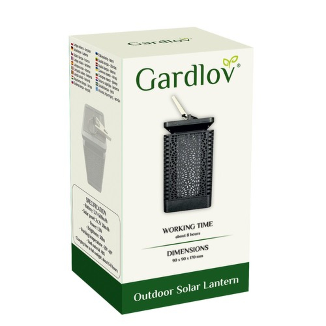 Соларна лампа - фенер Gardlov 24404