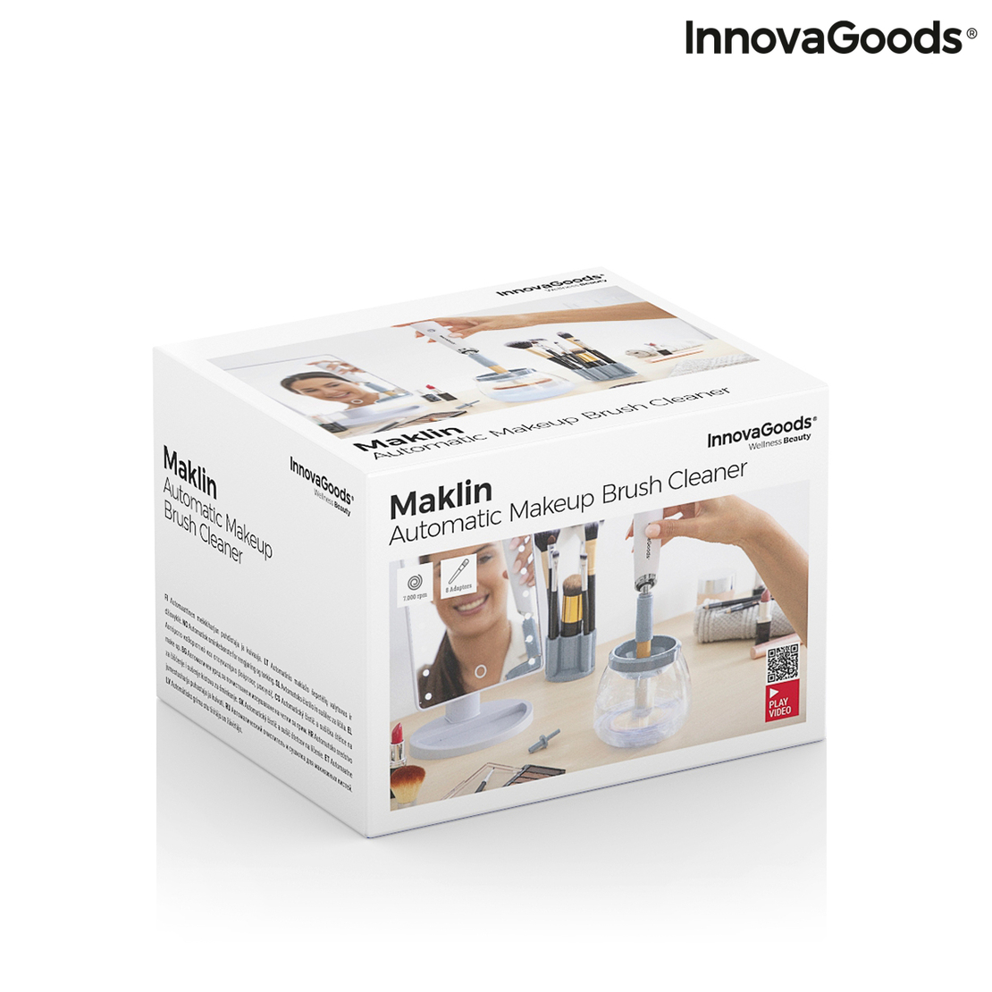 Уред за Автоматично Почистване и Сушене на Четки за Грим Maklin InnovaGoods