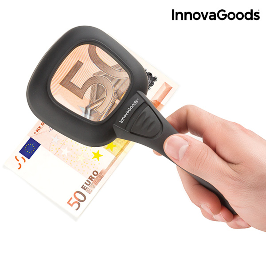 Лупа с Ултравиолетова LED Светлина 3X InnovaGoods