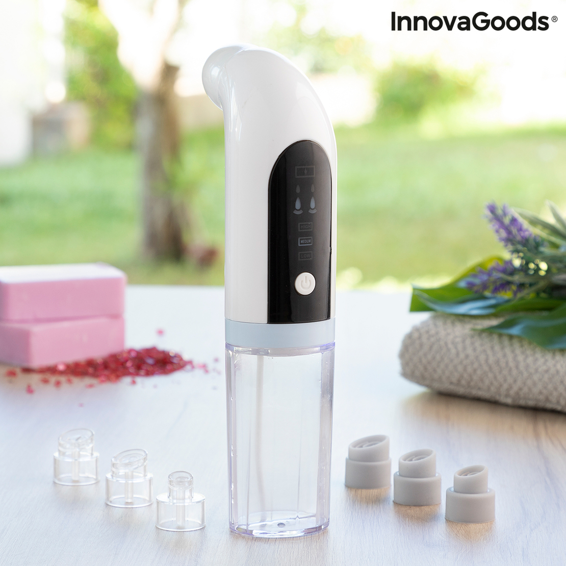 Акумулаторен ХидропочистващУред на Нечистоти за Лице Hyser InnovaGoods