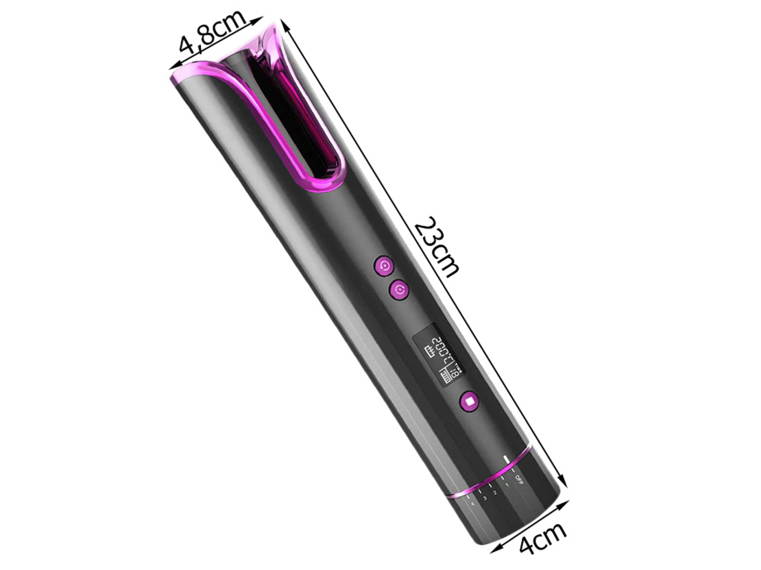 Въртяща се LCD автоматична маша за коса