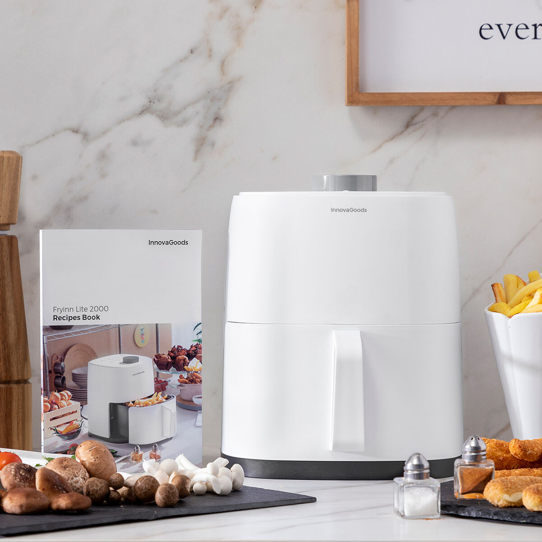 Фритюрник без Мазнина InnovaGoods Fryinn Lite 2000 Бял 1200 W 2 L