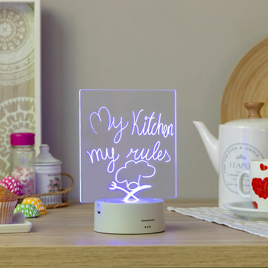 LED Табло за Бележки и Съобщения Lemo InnovaGoods