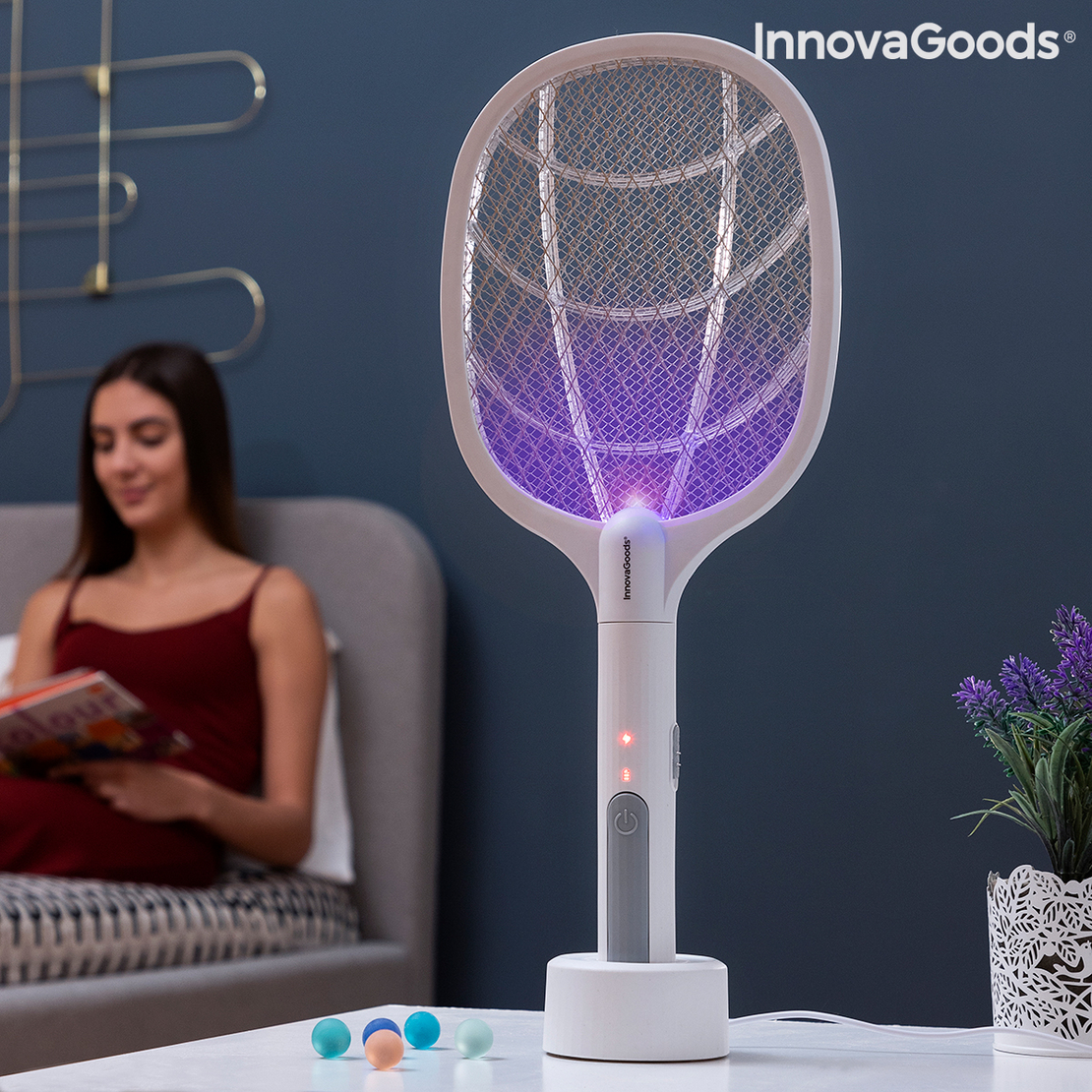 Ракета против Насекоми с Ултравиолетова Светлина 2в1 KL Rak InnovaGoods