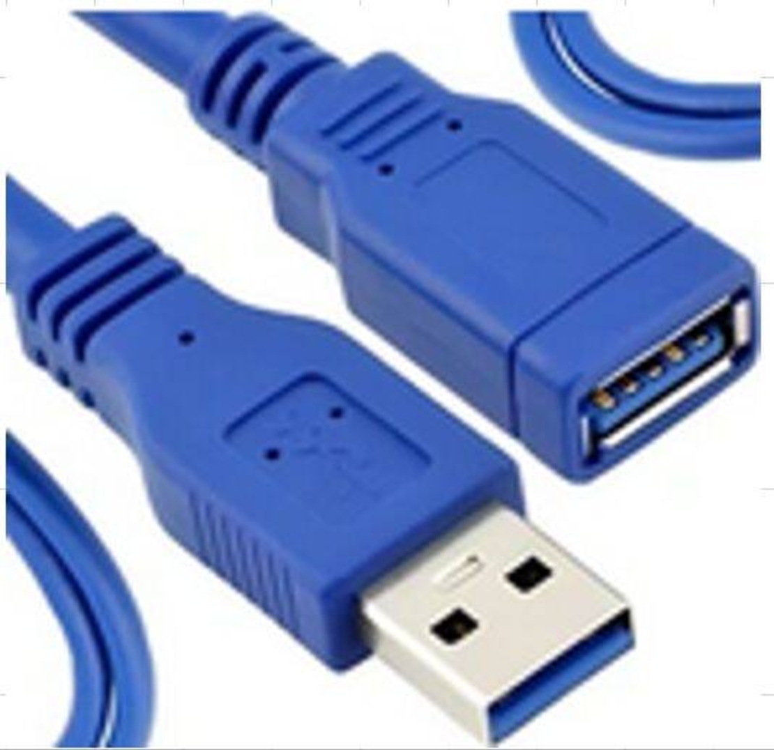 USB КАБЕЛ 1.5M СИН (300)