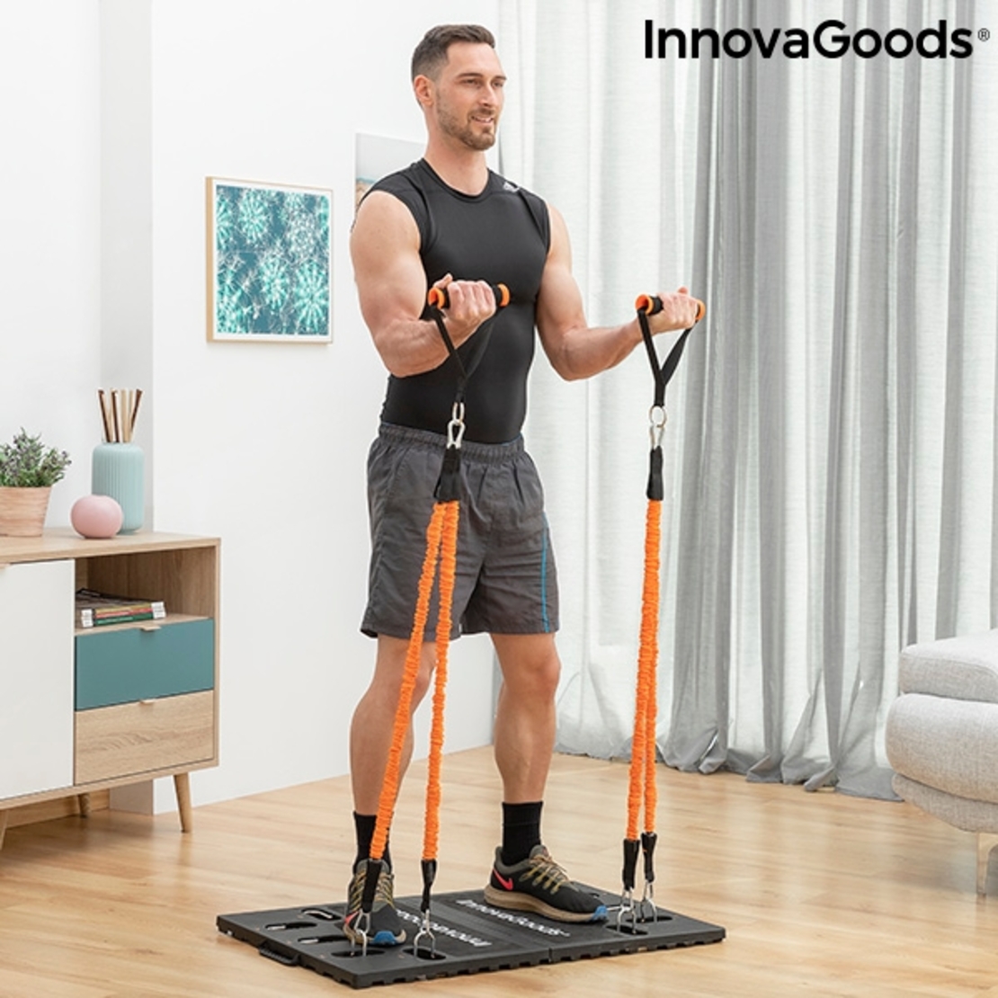 Интегрална Преносима Система за Обучение с Ръководство за Упражнения Gympak Max InnovaGoods