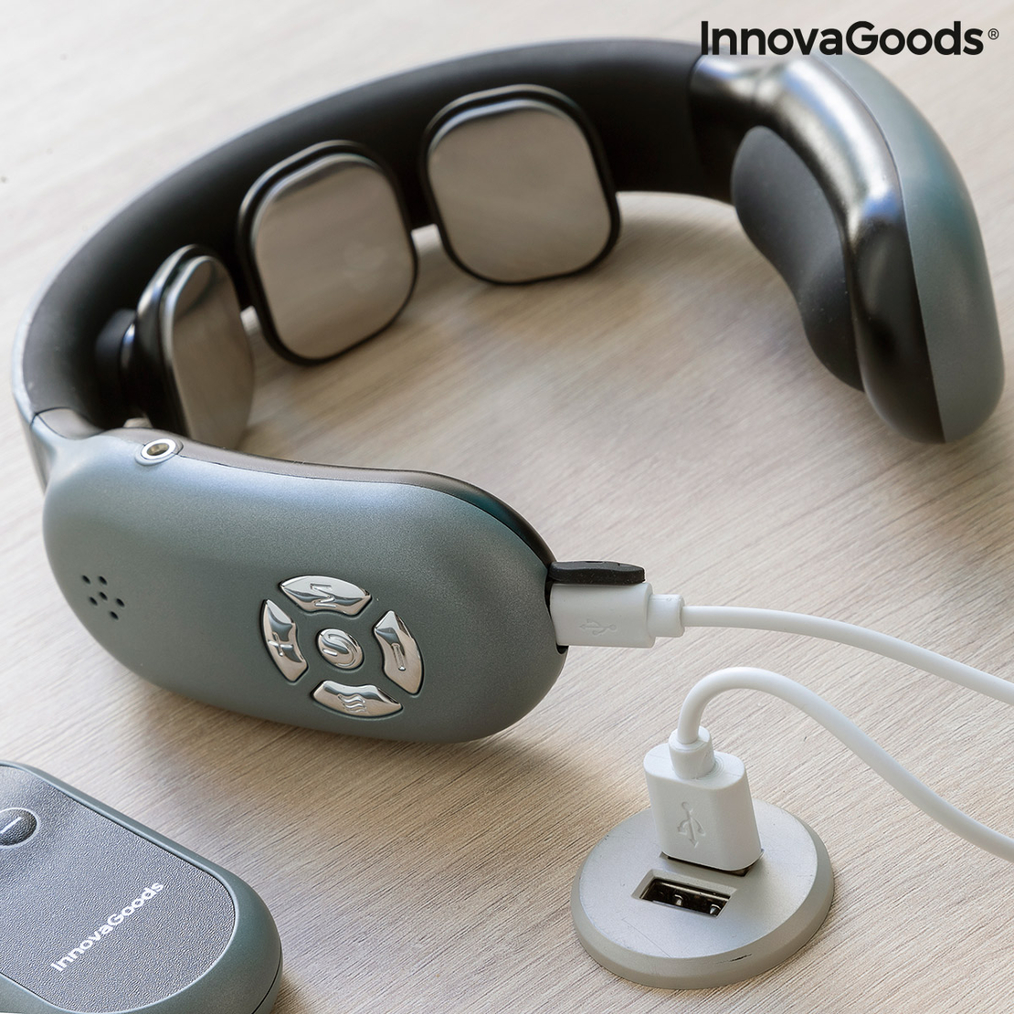 Акумулаторен Масажор за Врат с Дистанционно Nekival InnovaGoods