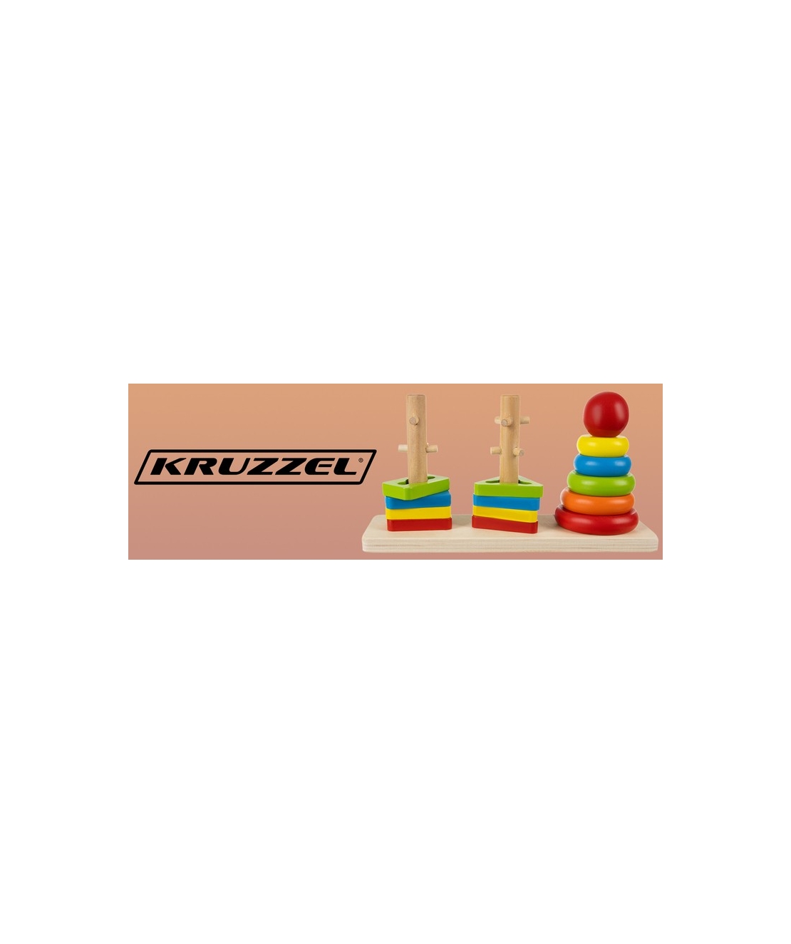 Сортер - дървен пъзел Kruzzel 19870