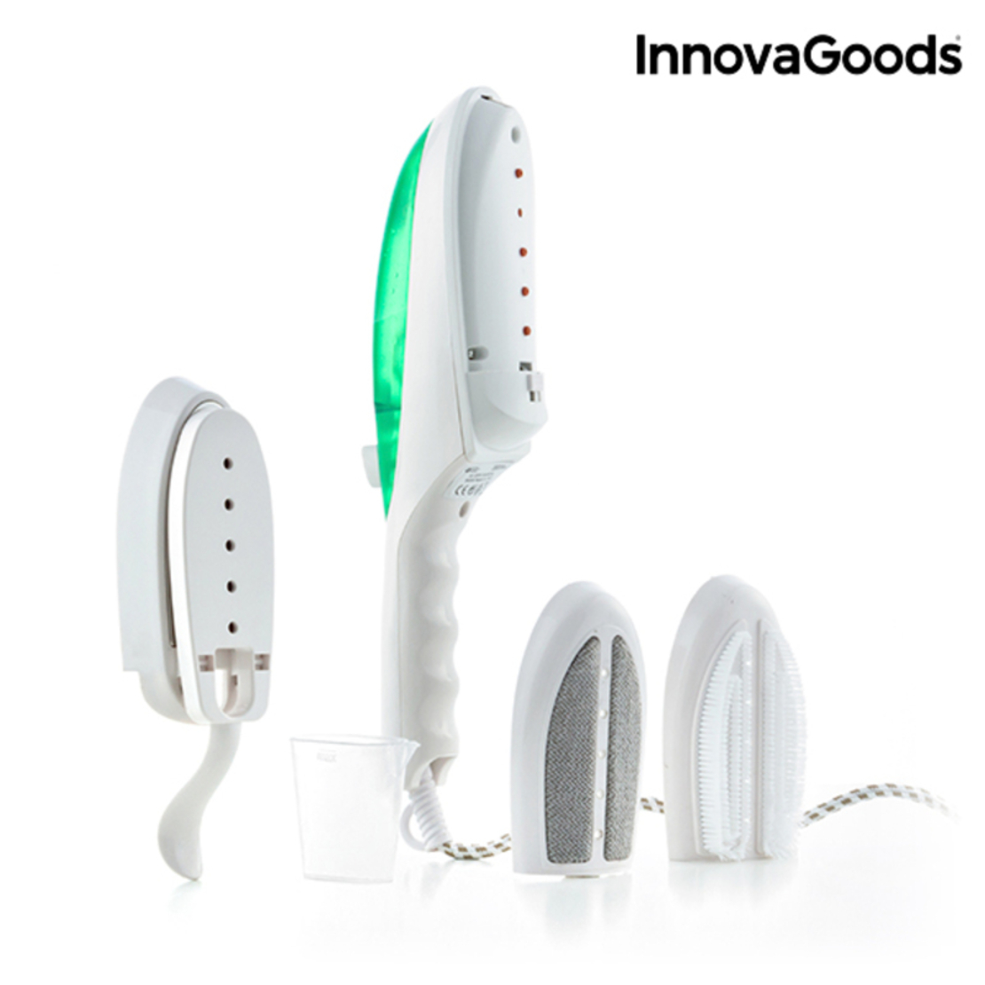 Вертикална Парна Ютия InnovaGoods 1000W Бяло и Зелено