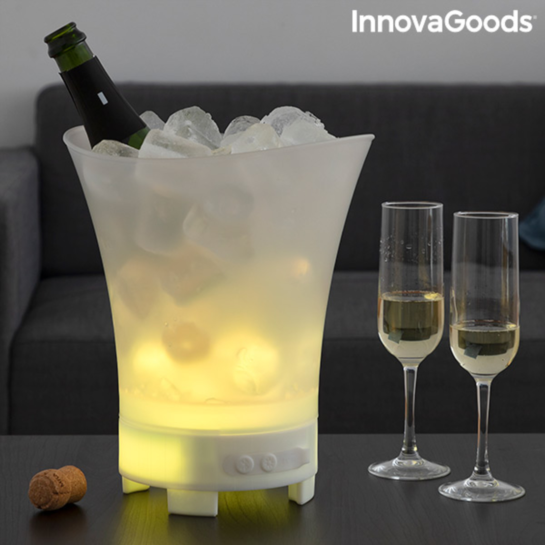 LED кофичка за лед с презареждаща се колона Sonice InnovaGoods