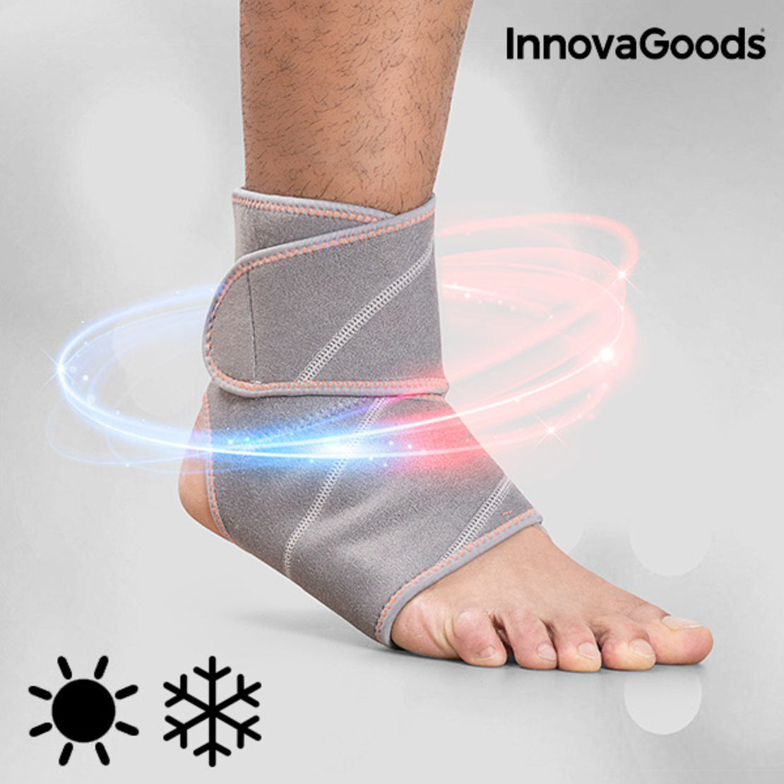 Лента за Глезен с Гел и Затоплящ или Охлаждащ Ефект InnovaGoods