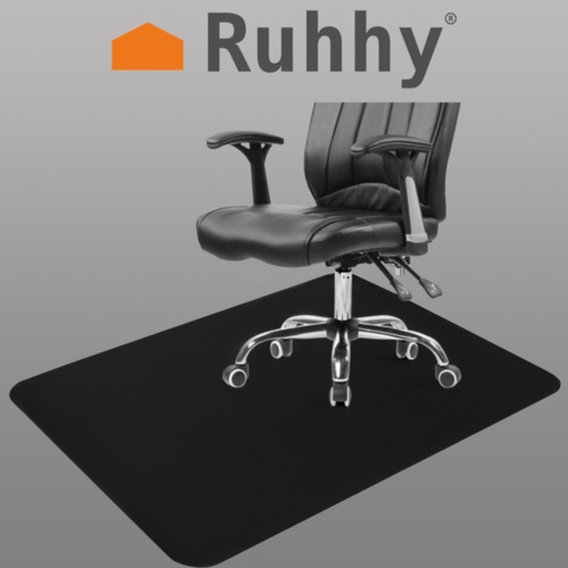 Защитна постелка за стол 90x130см RUHHY - черна