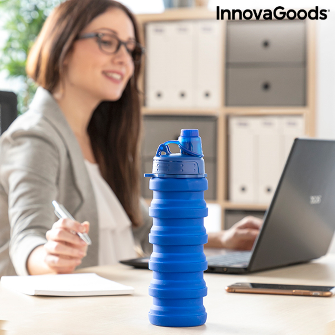 Силиконова сгъваема бутилка Bentle InnovaGoods