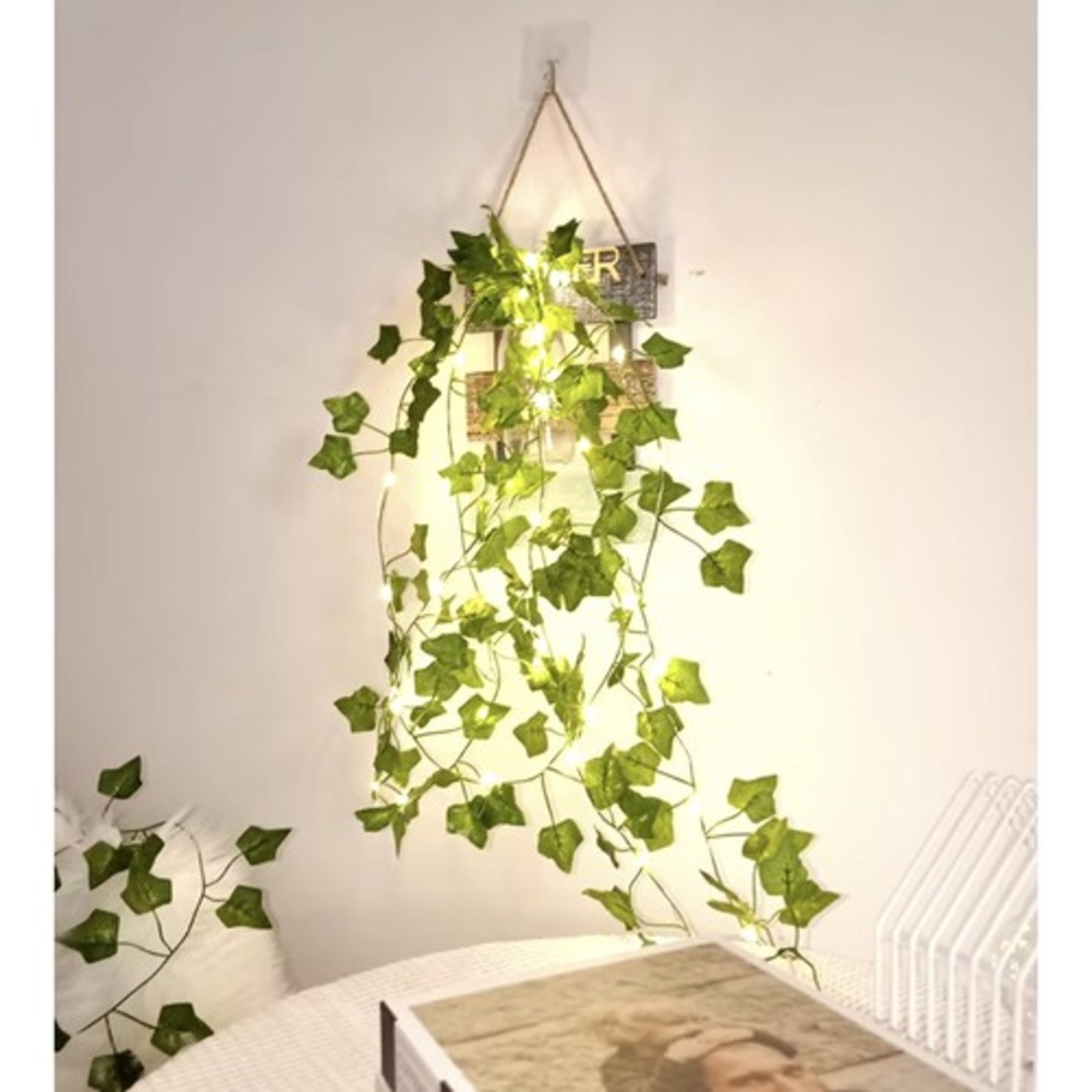 Изкуствен бръшлян + LED Gardlov 24538