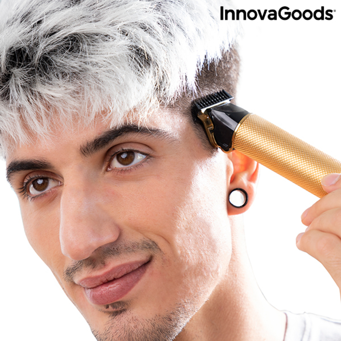 Професионална акумулаторна машинка за подстригване на коса с аксесоари Stytrim InnovaGoods