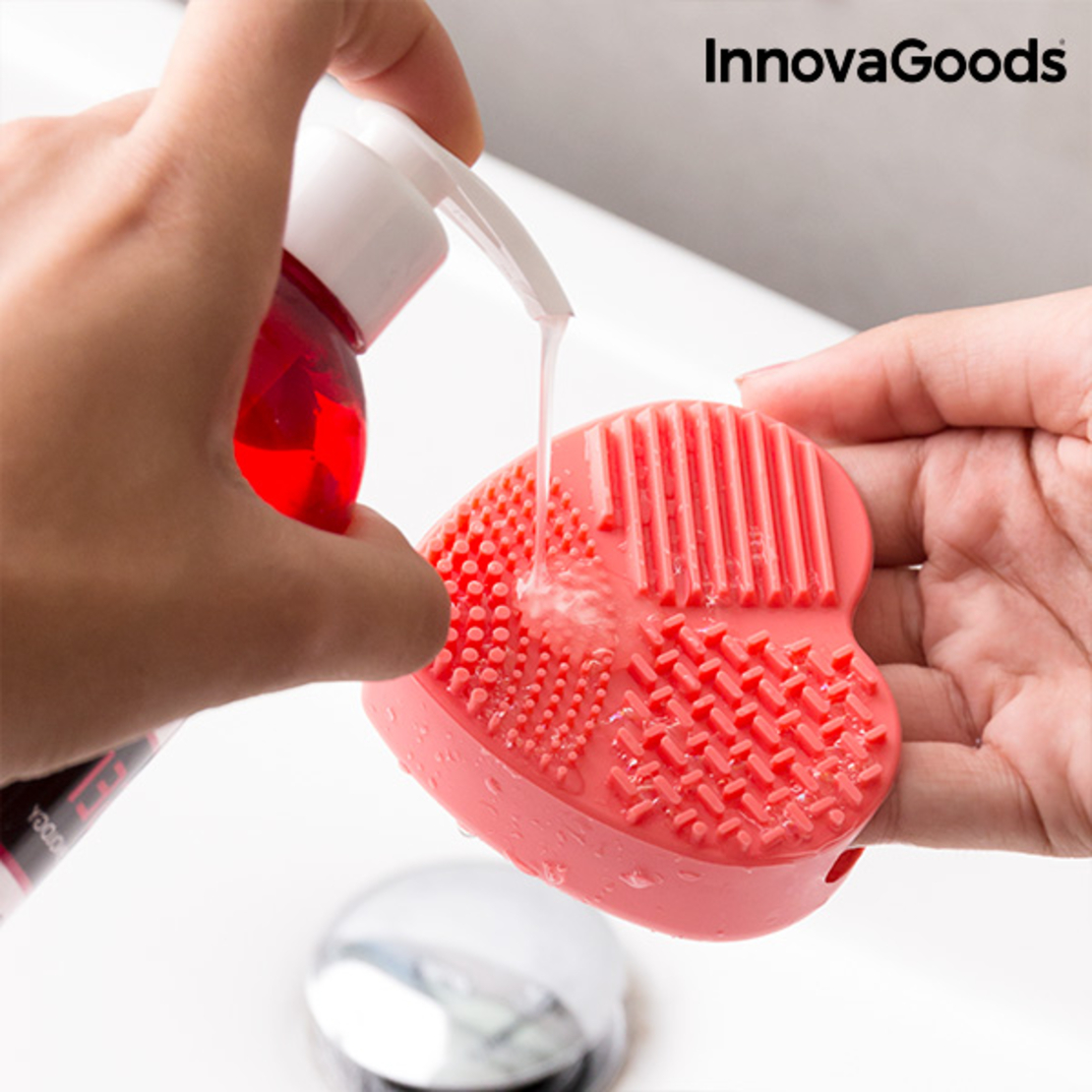 Уред за Почистване на Четки и Апликатори за Грим Heart InnovaGoods