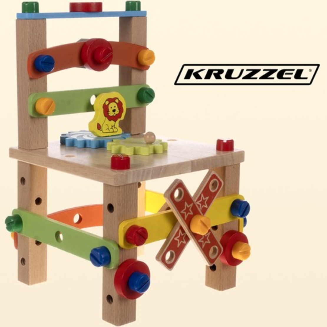 Дървен монтажен стол Kruzzel 22506