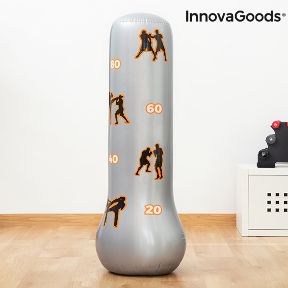 Боксова круша с надуваема основа за деца InnovaGoods