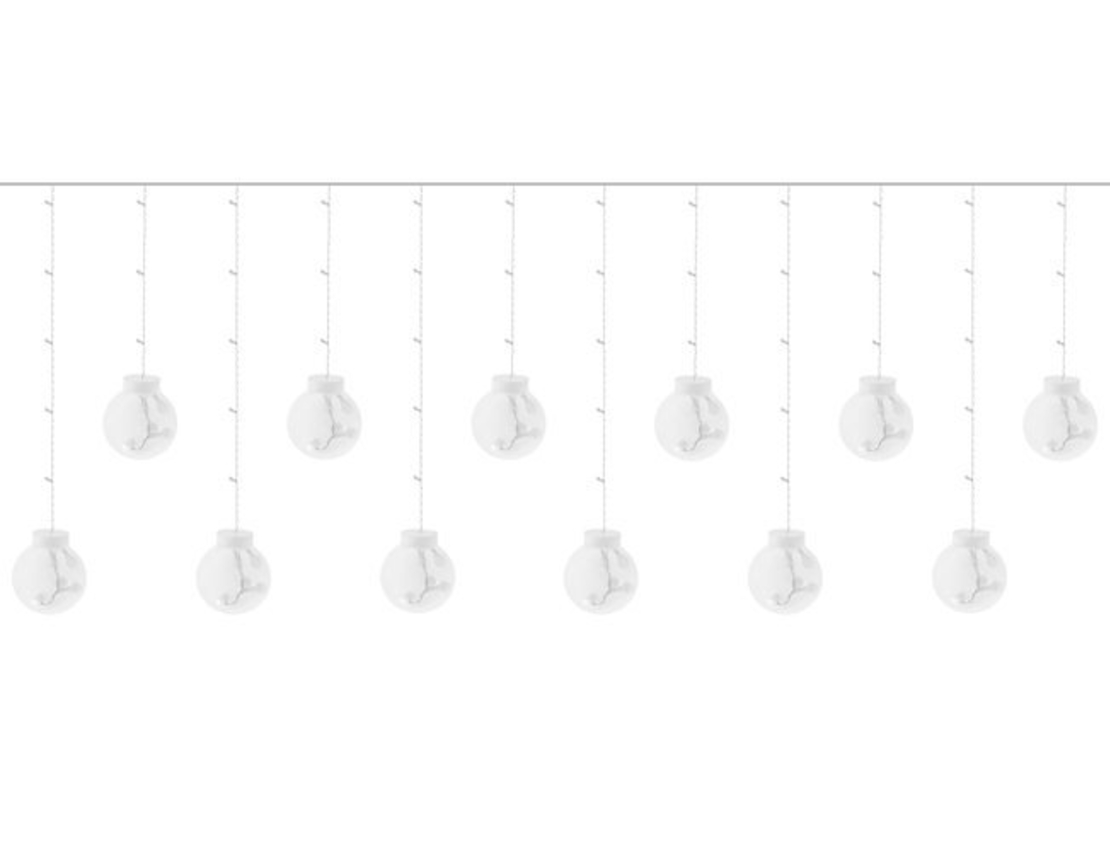 Светлинна завеса 108LED - студено бяло 31V KŚ11347