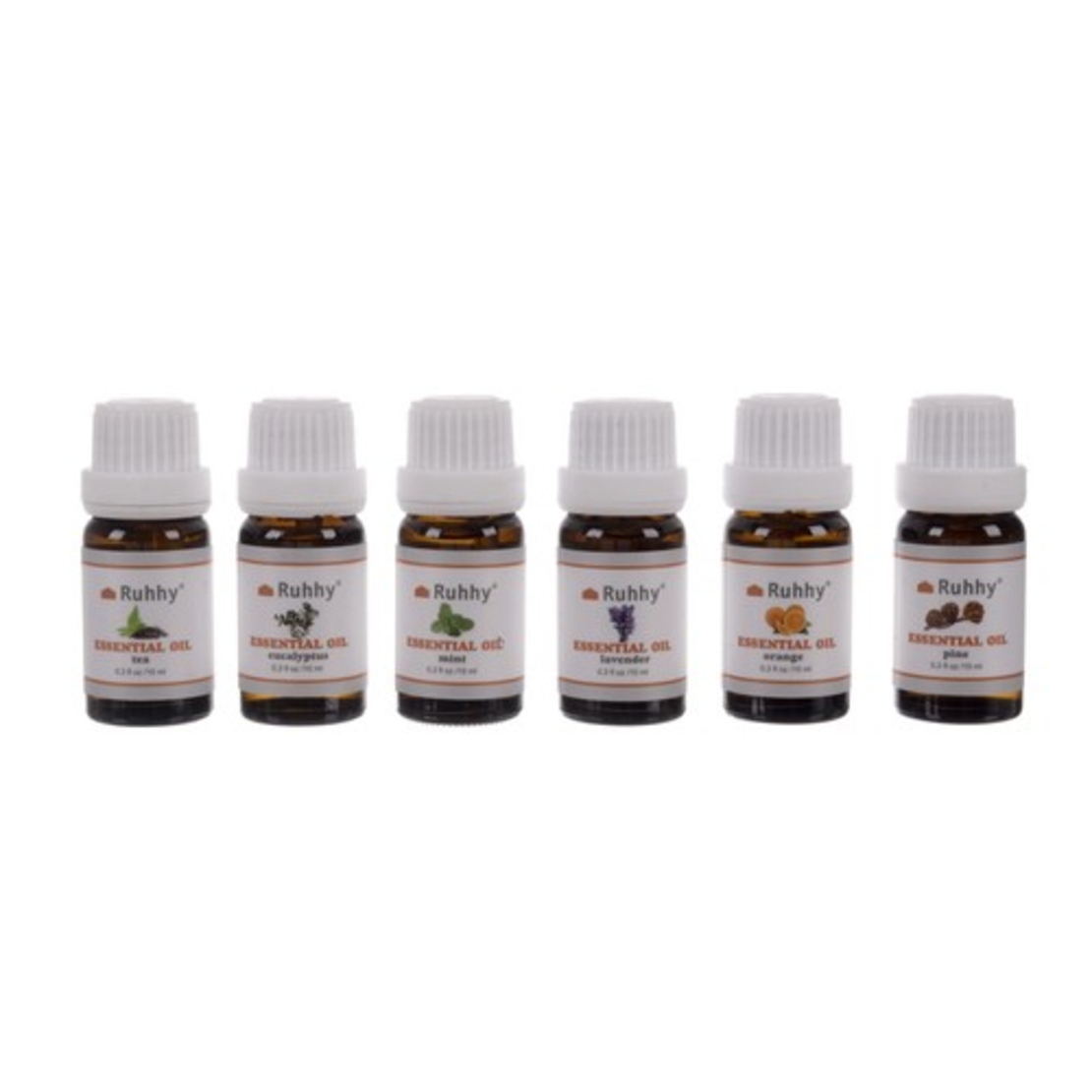 Етерично масло - комплект от 6 бр. 10 ml Ruhhy 21939