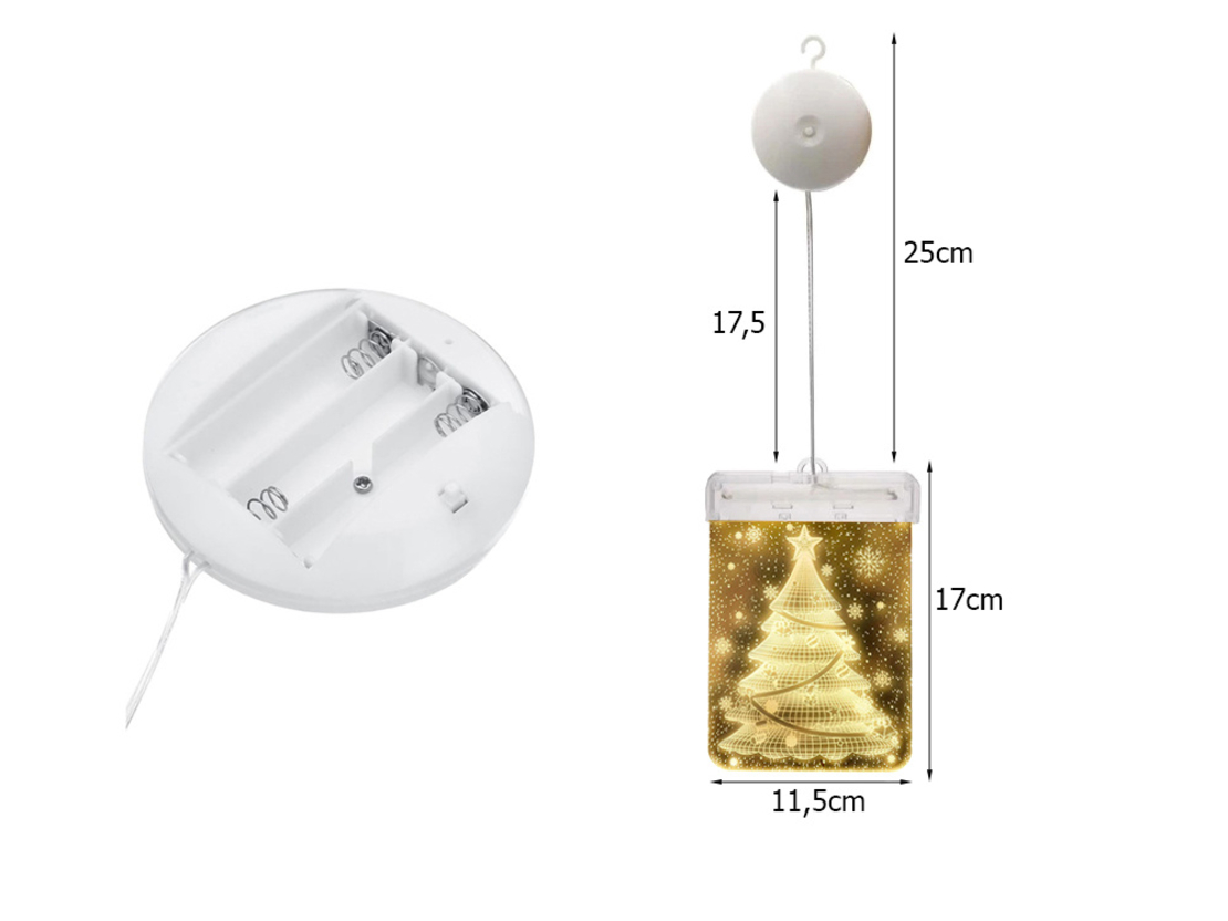 Led 3d витражи за декорация на коледни светлини
