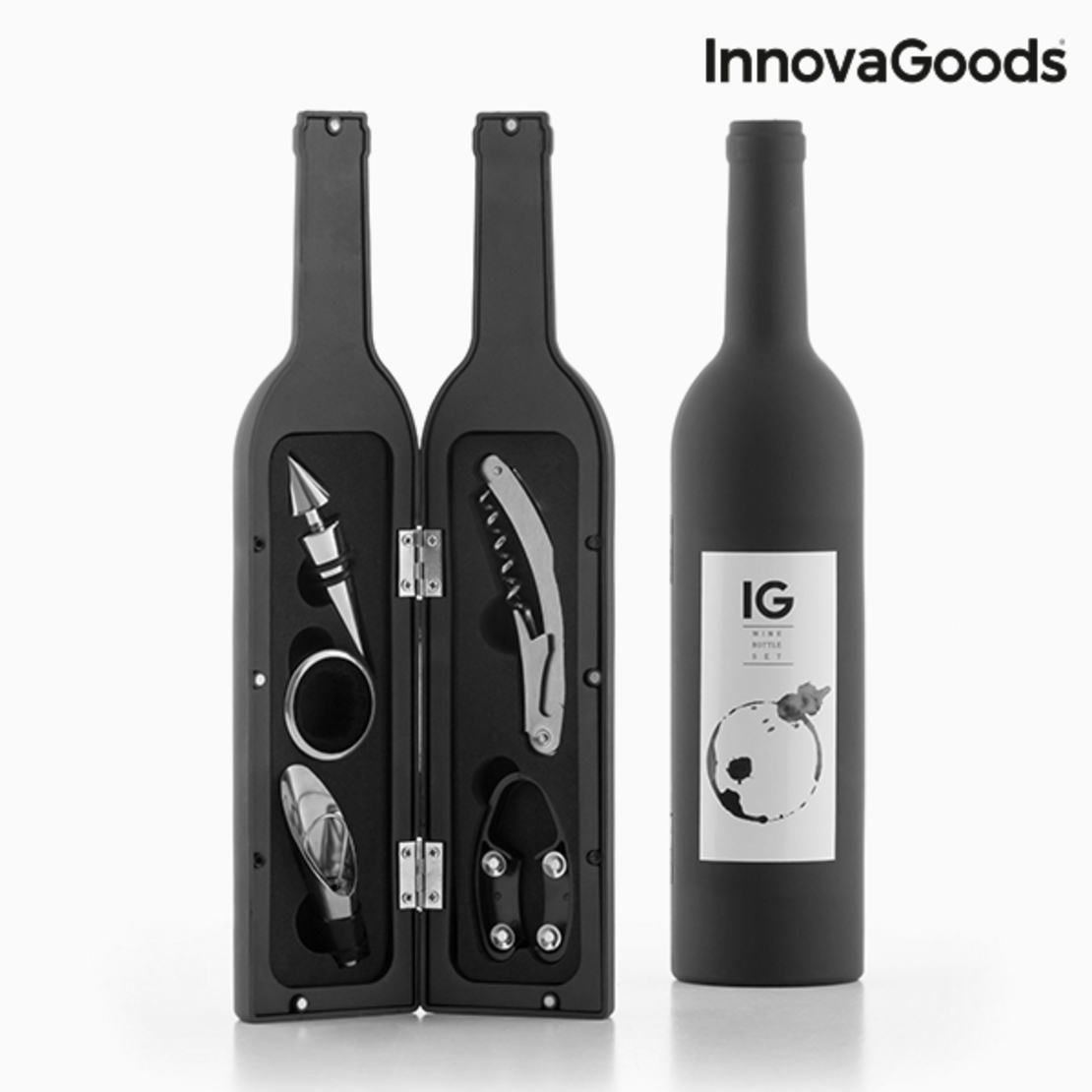 Кутия за Бутилка за Вино InnovaGoods (5 части)
