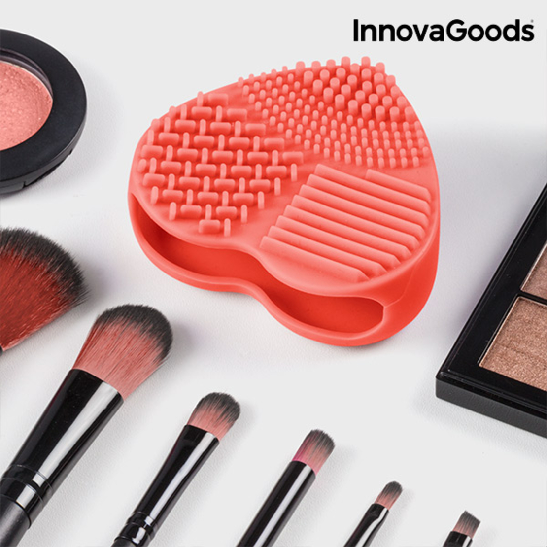Уред за Почистване на Четки и Апликатори за Грим Heart InnovaGoods