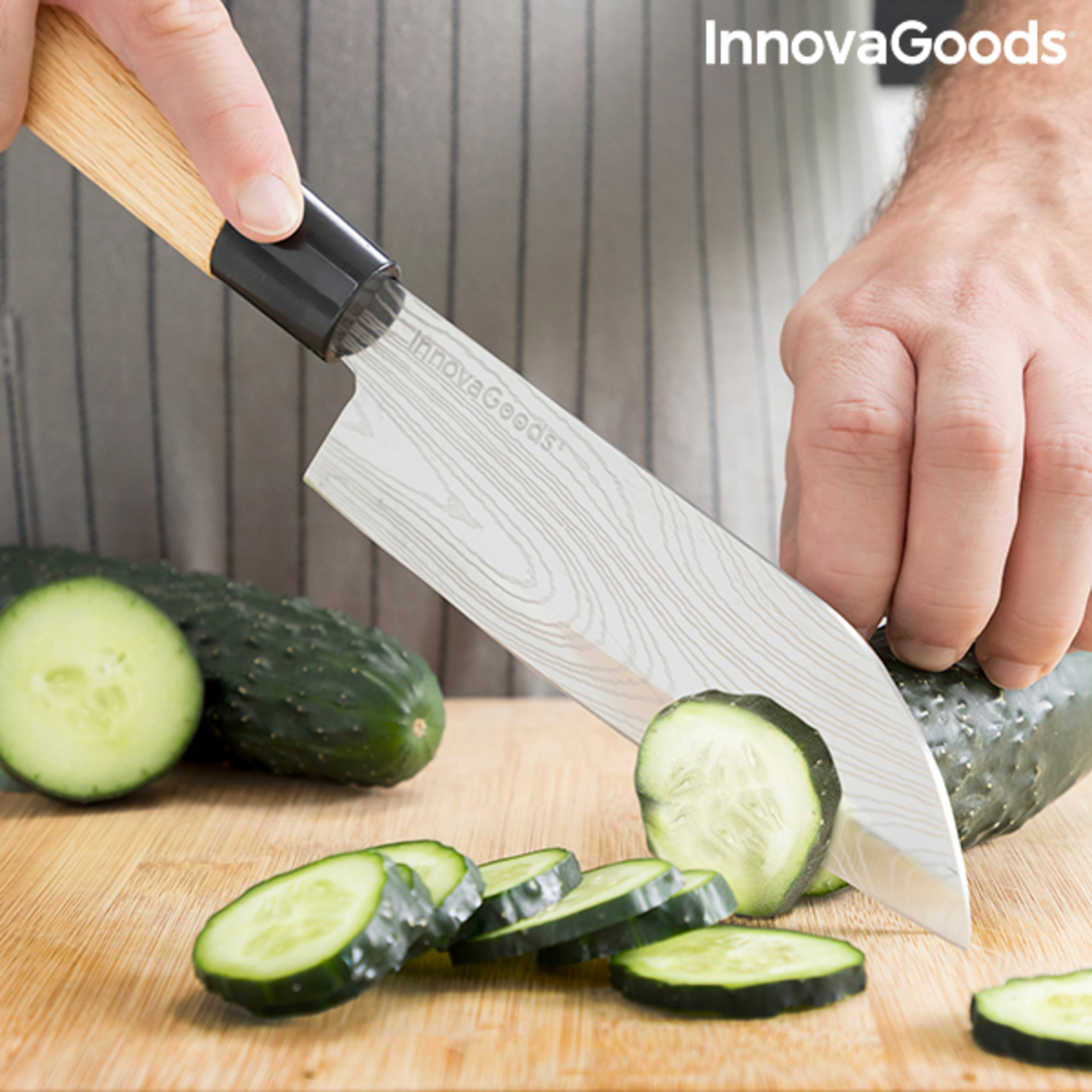 Комплект Японски Ножове с Професионален Калъф за Носене Damas·Q InnovaGoods