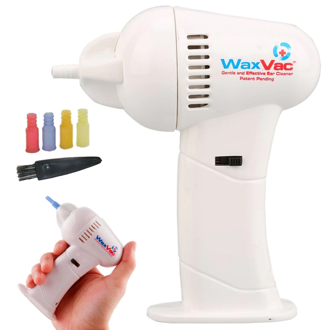 Уред за почистване на ушите восък вакуум ear vacu