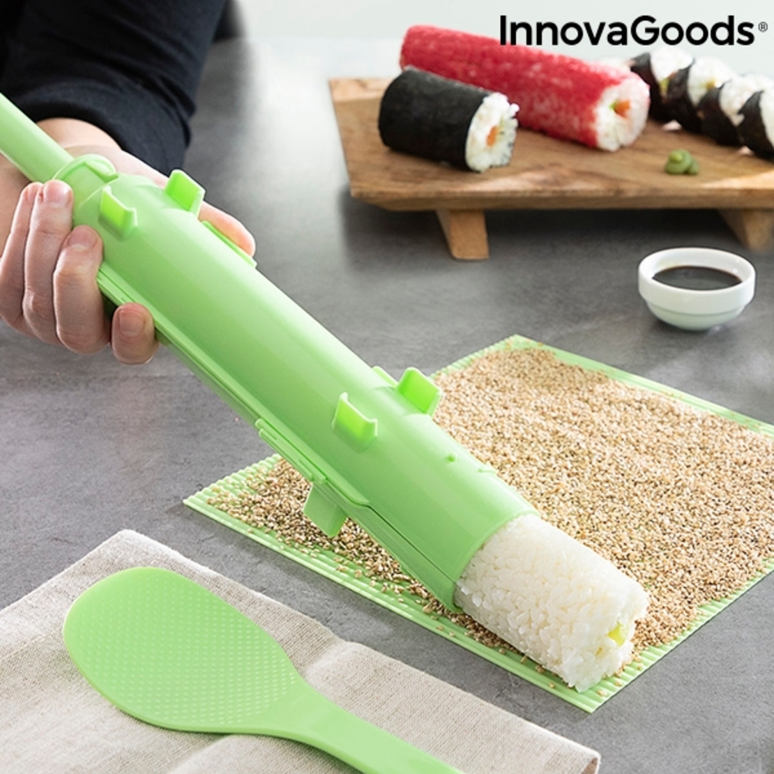 Комплект Суши с Рецепти Suzooka InnovaGoods 3 части
