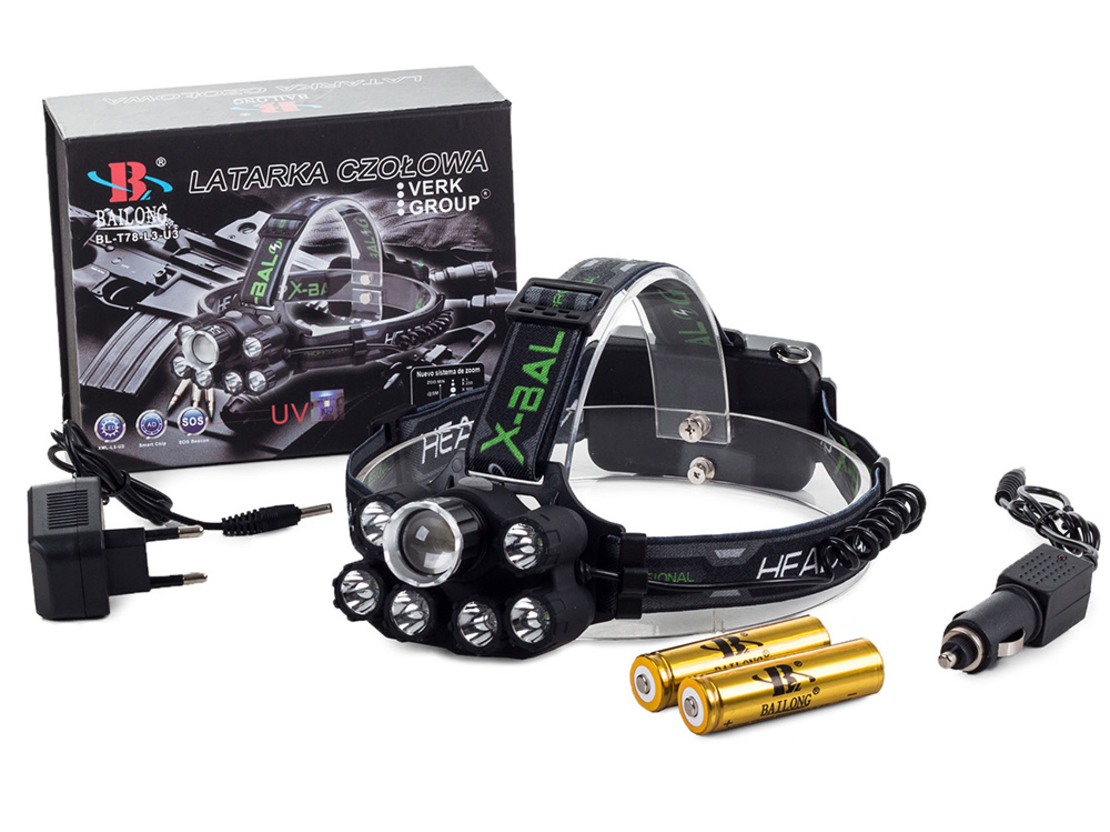 Кабелна лампа Bailong 7 x led uv cree xm-l t6