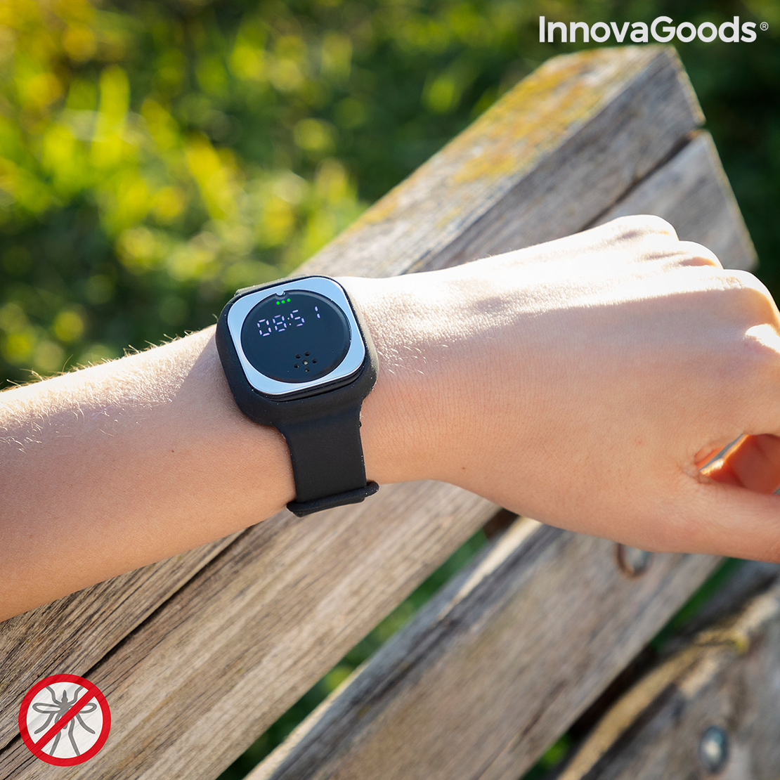 Ултразвуков Часовник против Комари Wristquitto InnovaGoods
