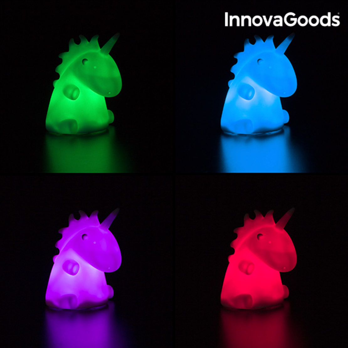 Многоцветна Лампа Еднорог LEDicorn InnovaGoods