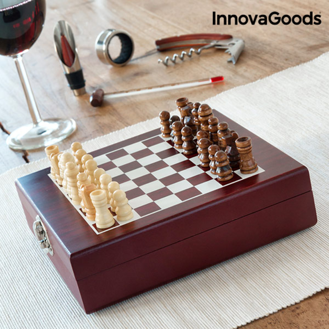Аксесоари за Вино и Шах InnovaGoods (37 Части)