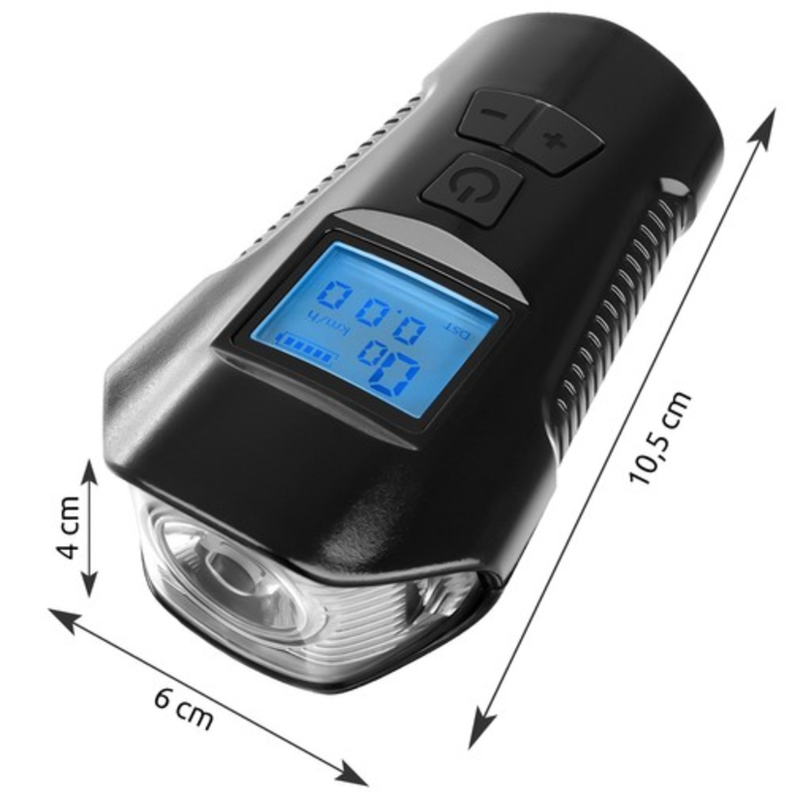 LED фар за велосипед с брояч 23680