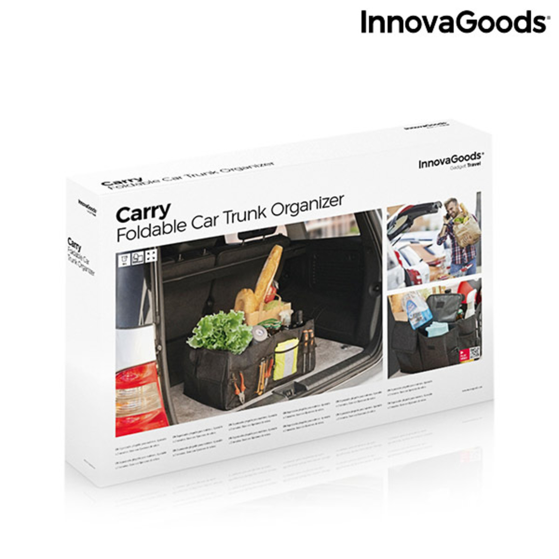 Сгъваем органайзер за багажник на кола Carry InnovaGoods