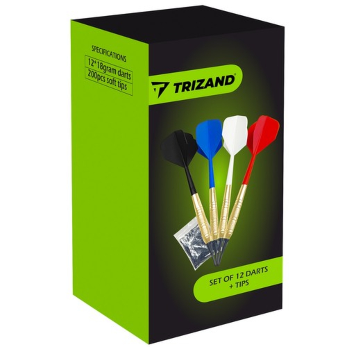 Trizand Shafts Дартс Дартс Комплект от 12 дартса 212 бр.