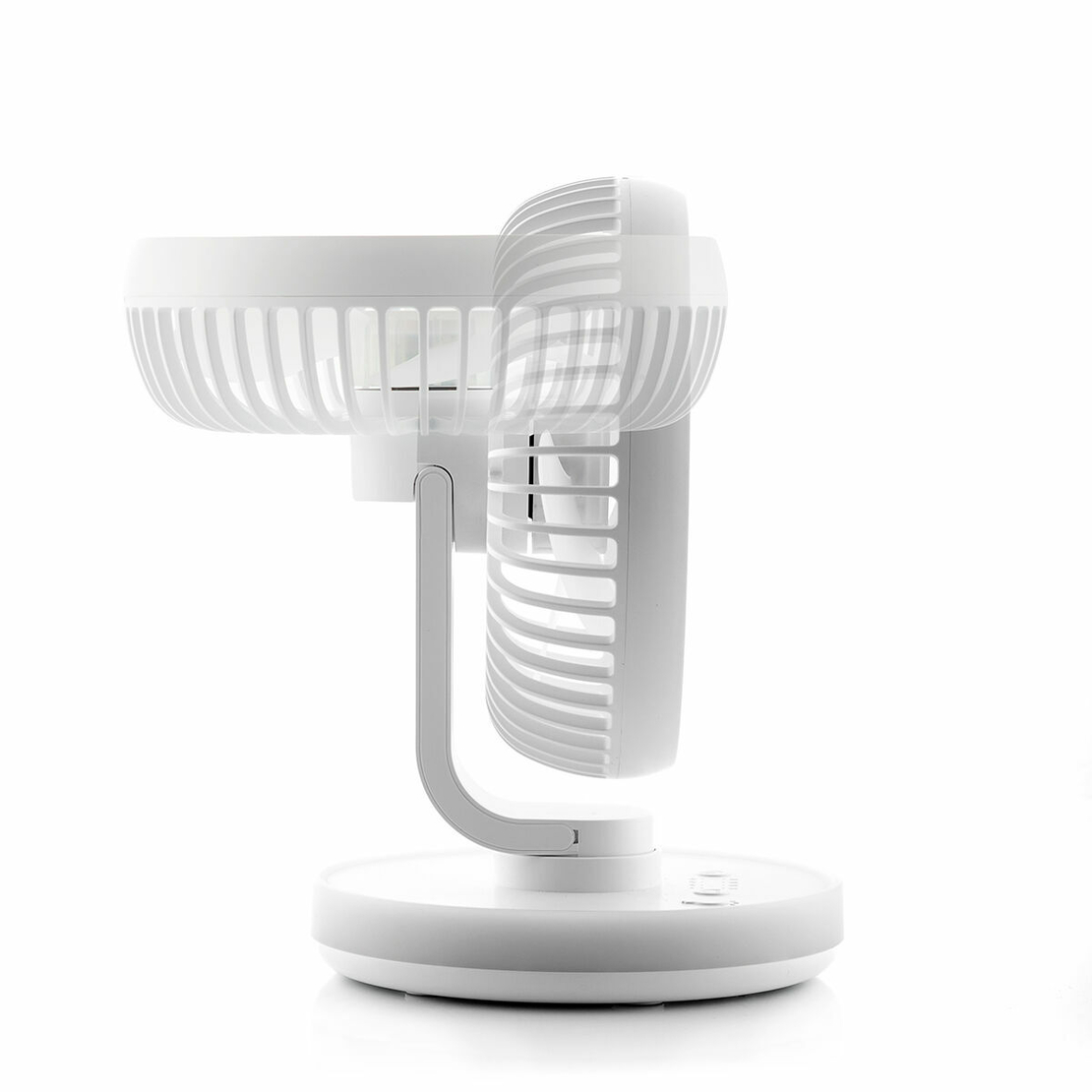 Акумулаторен Вентилатор за Бюро с LED FanLed InnovaGoods Ø6,6'' 4000 mAh