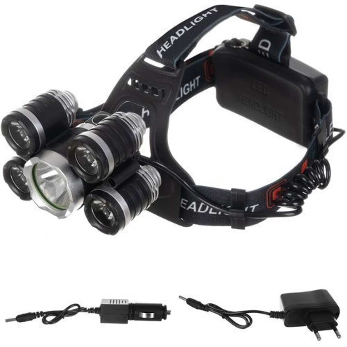 Фар 5 x LED T6 CREE
