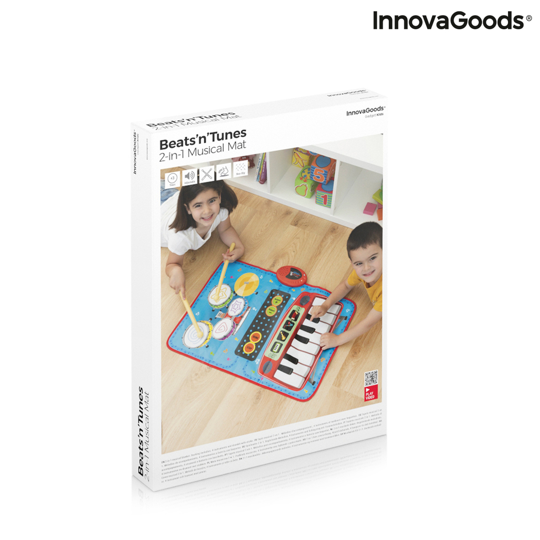 Музикална Постелка 2 в 1 Beats'n'Tunes InnovaGoods